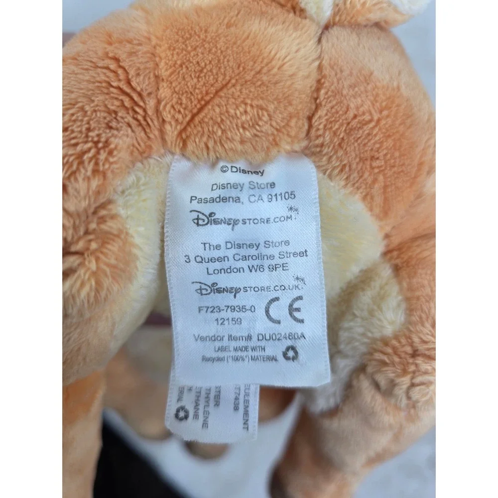 Disney Store Bambi Fawn‎ Plush Stuffed Animal Toy Authentic Disney Store